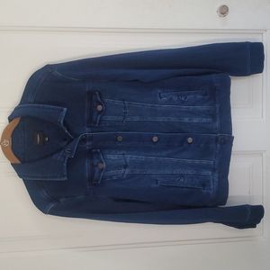 Liverpool Denim Jacket Powerflex in Dark Americana Wash